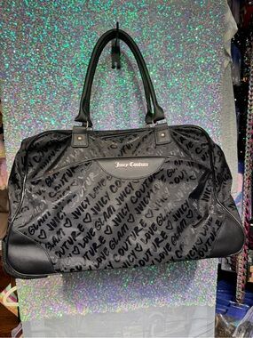 Juicy Couture Love Glam Juicy Rolling Weekend Tote Duffle Bag